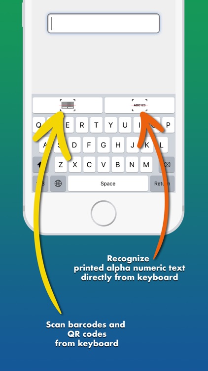 ScanKey - Barcode OCR Keyboard