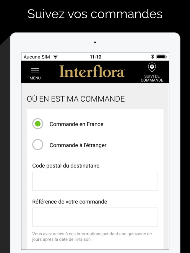 Interflora Livraison De Fleurs Dans L App Store