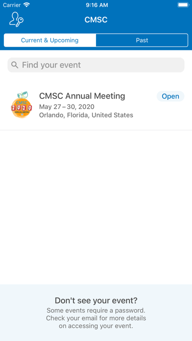 CMSC Meetings screenshot 2