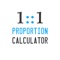 Proportions Calculator is a simple tool for calculating proportions