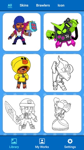 Coloring Pages For Brawl Stars App Itunes France - coloriage brawl stars shelly bandita