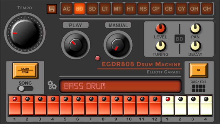 EGDR808 Drum Machine HD