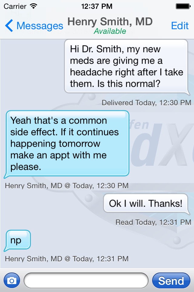MedXCom for Patients screenshot 2