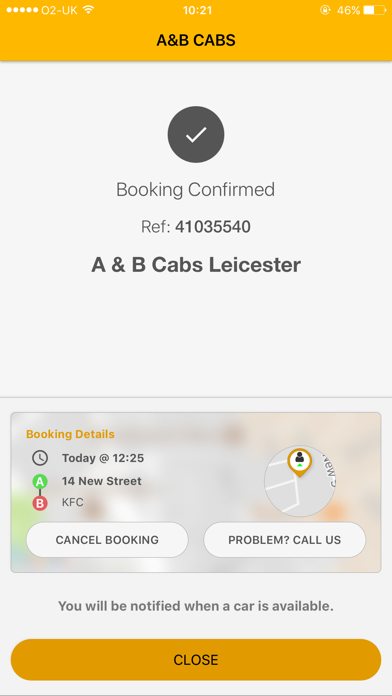 How to cancel & delete A&B Cabs from iphone & ipad 4
