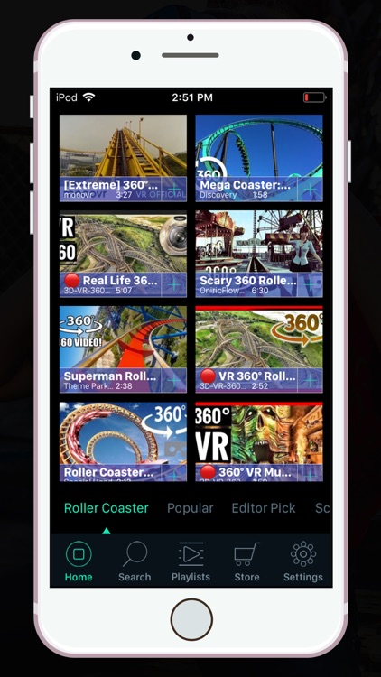VR - Virtual reality Videos