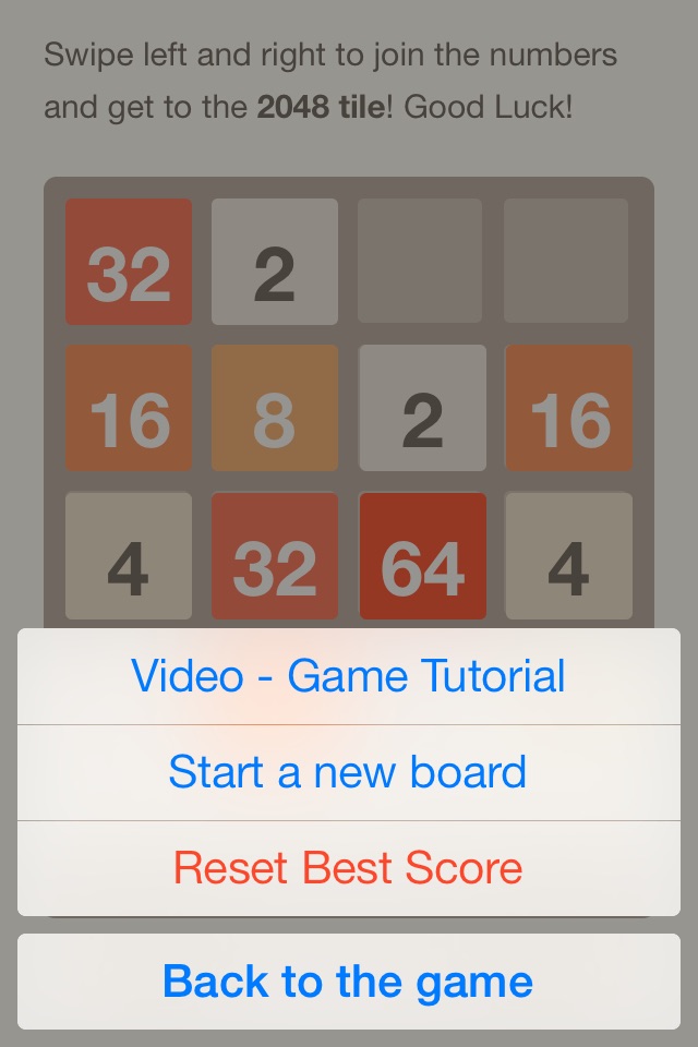 2048 - The official game screenshot 3
