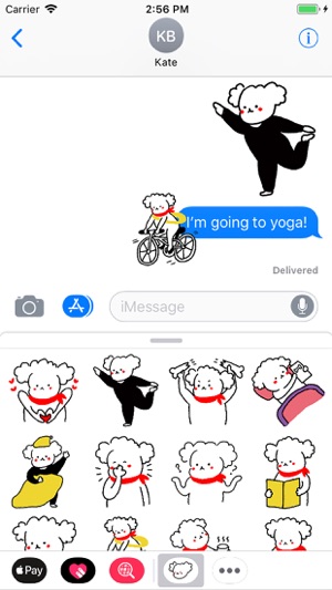 Woodong, Lovely Poodle Sticker(圖1)-速報App