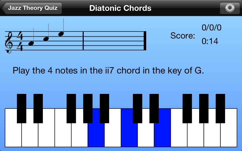 Jazz Theory Quiz screenshot 3