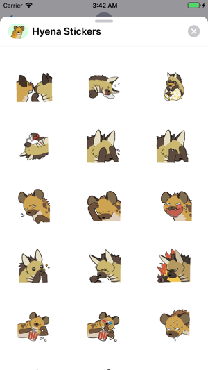 Hyena Stickers