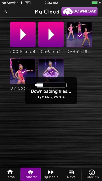 DANCEvision.tv Media Transfer screenshot-4