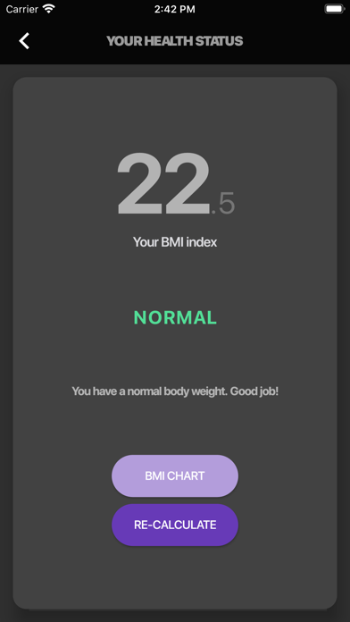 BMI -Calculate Body Mass Index screenshot 2