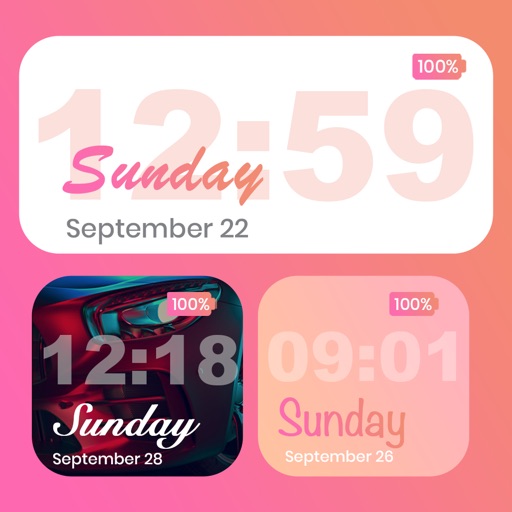 Color Widgets Clock iOS App