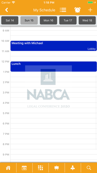 How to cancel & delete NABCA Meetings from iphone & ipad 3