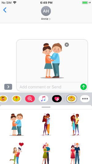 Hug Day Stickers(圖1)-速報App