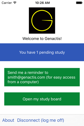 Genactis Connect screenshot 2
