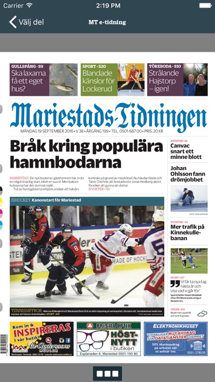 Mariestads-Tidningen e-tidning