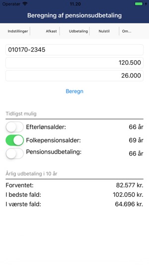 Pensionsberegner(圖2)-速報App