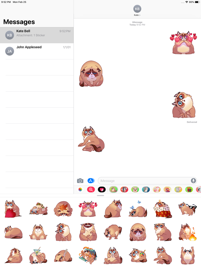 Cute Dog Rose Sticker