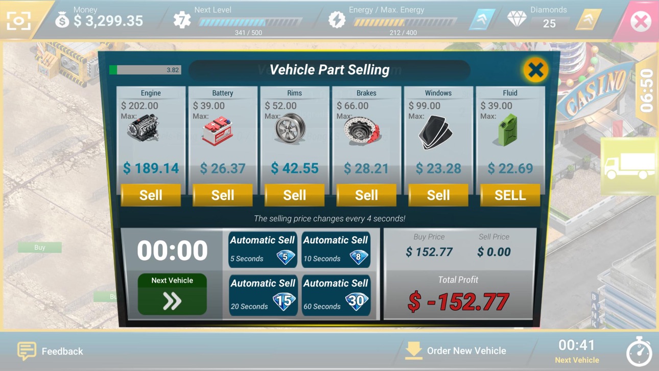 Junkyard Tycoon - Car Business Hack screenshot 7 - iOS game interface