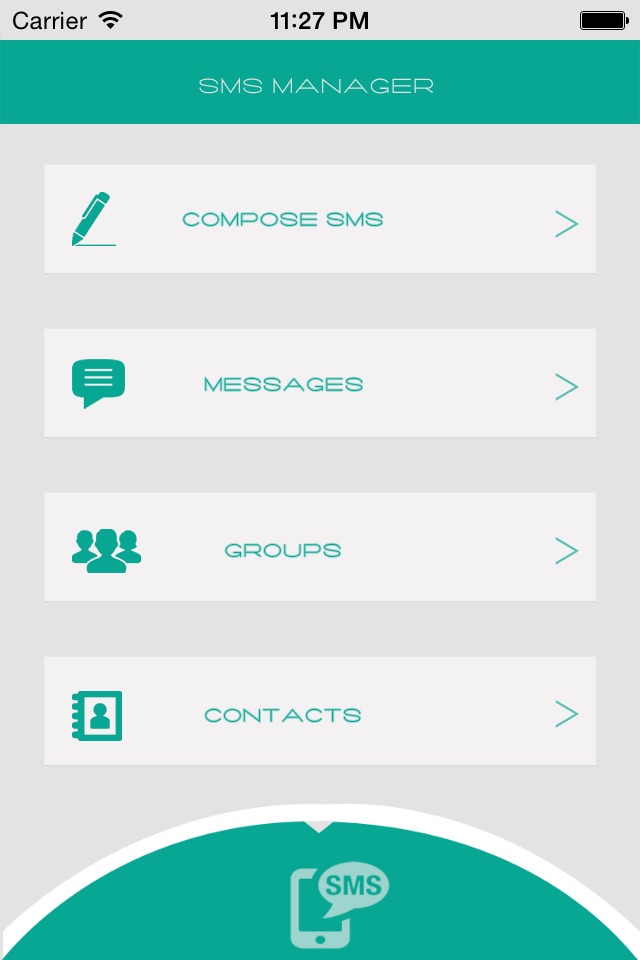 SMS Manager. screenshot 2