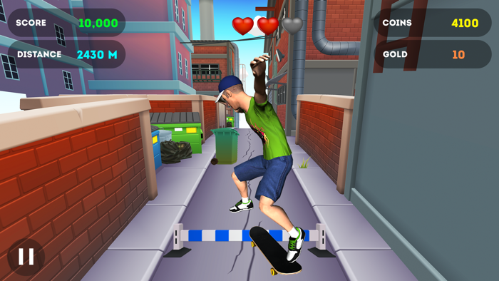 Skateboard Hard Flip Skating