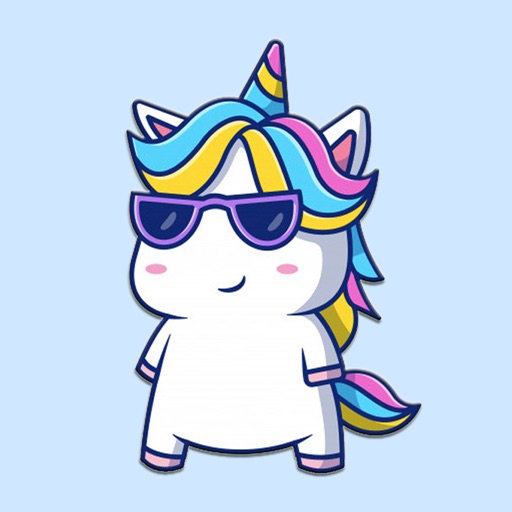 Bad Unicorn Stickers by Kai Reun Leow