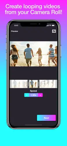 Screenshot 1 PingPong Looping Video Creator iphone