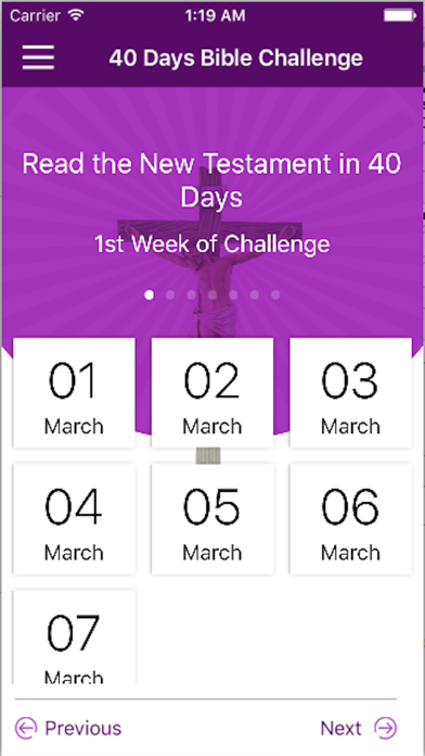 How to cancel & delete 40 Days Bible Challenge from iphone & ipad 1