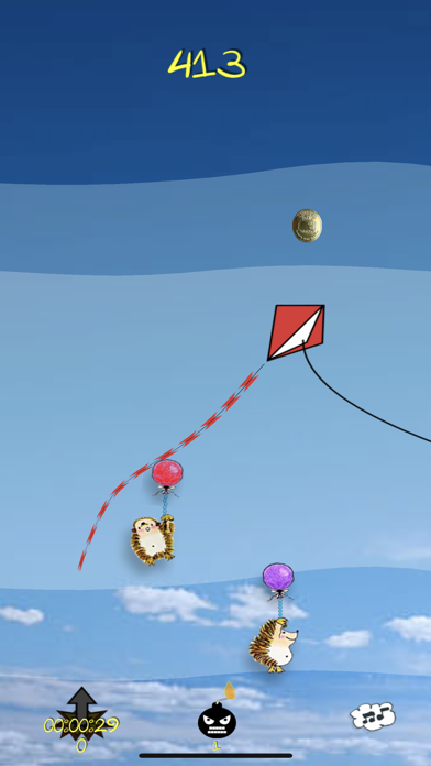 Hedgehog Balloon Race screenshot 3