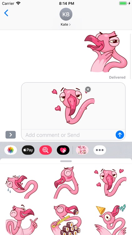 Flamingo Stickers