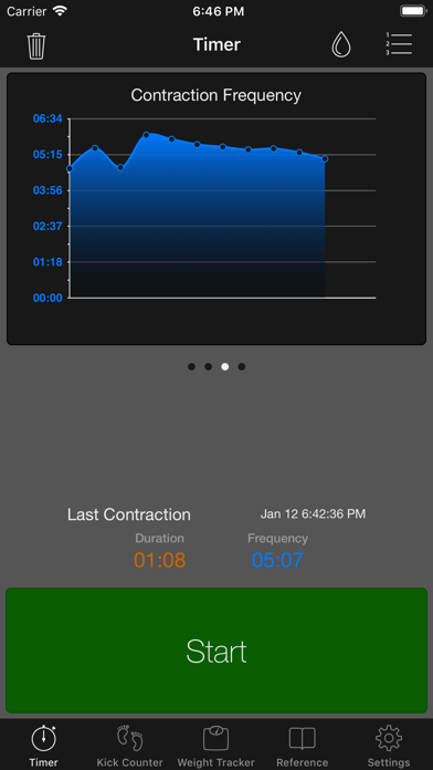 Full Term - Labor Contraction Timer, Pregnancy Reference & Kick Counter screenshot