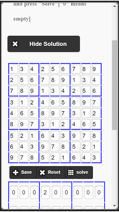 Sudoku Solver in seconds Screenshot on iOS