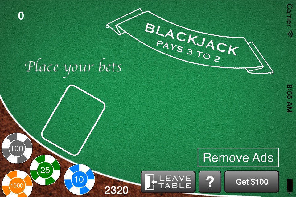 Blackjack - Casino Style 21 screenshot 2
