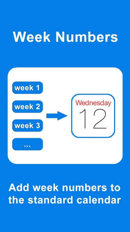 Week Numbers - Calendar Weeks