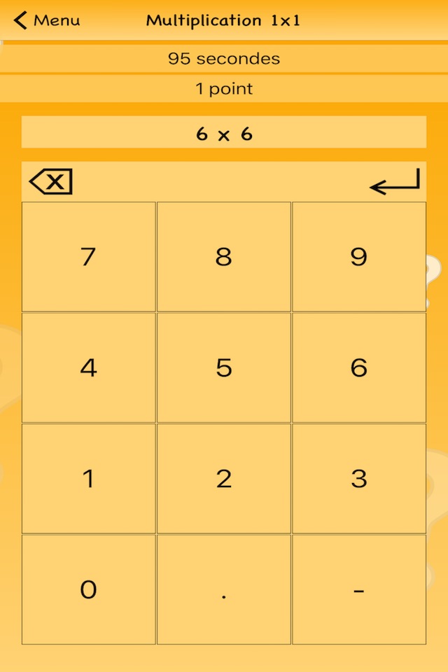 Multiplication 1x1 - Math Game screenshot 2