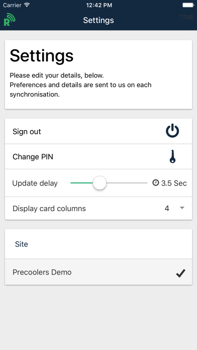 How to cancel & delete RICADO Temperature Calibration from iphone & ipad 4