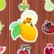 A well-designed fruit-themed sticker application that contains all kinds of beautiful and interesting fruit patterns