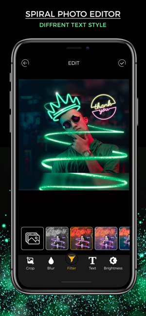 Neon Photo Editor - No Crop(圖4)-速報App