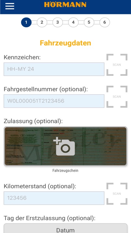 Hörmann Schaden App