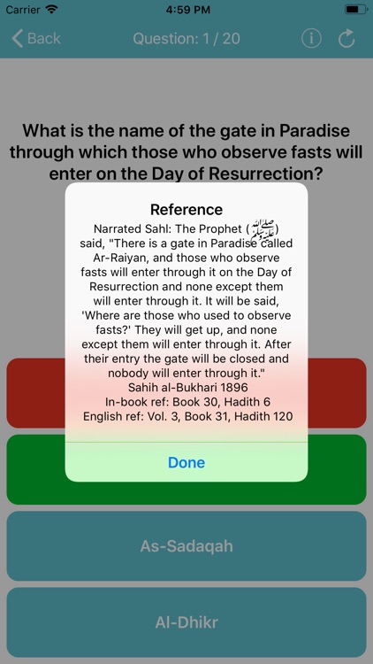 Hadith Quiz screenshot-3