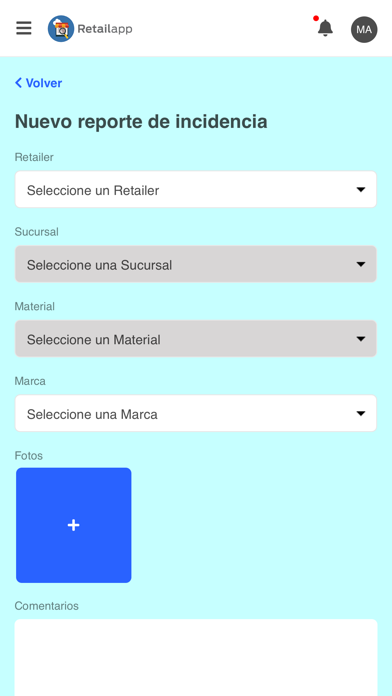 RetailApp screenshot 2