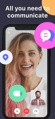 Screenshot 1 TamTam Messenger & Video Calls iphone