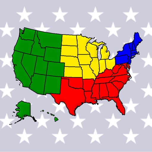 50 US States - American Quiz iOS App