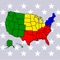 Icon 50 US States - American Quiz