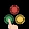 游戏玩法：每个人将手指放在屏幕上，点击开始之后，一个人将会被选中，被选中的人将要接受惩罚。