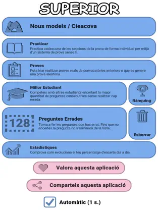 Captura de Pantalla 1 Valencià Prova Grau Superior iphone