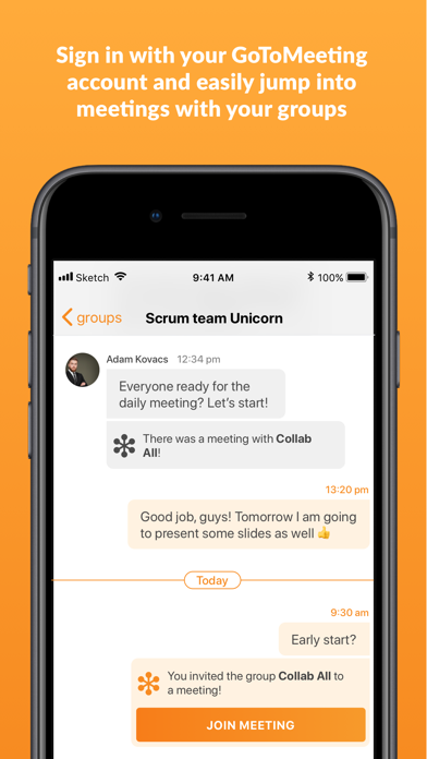 GoToMeeting Messenger screenshot 4