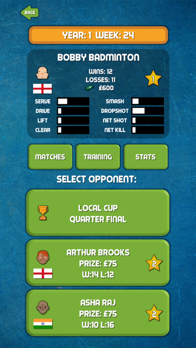 Badminton Manager screenshot 2