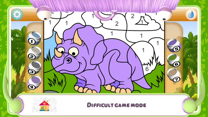 Paint by Numbers - Dinosaurs