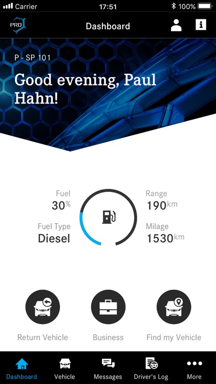Mercedes PRO connect app